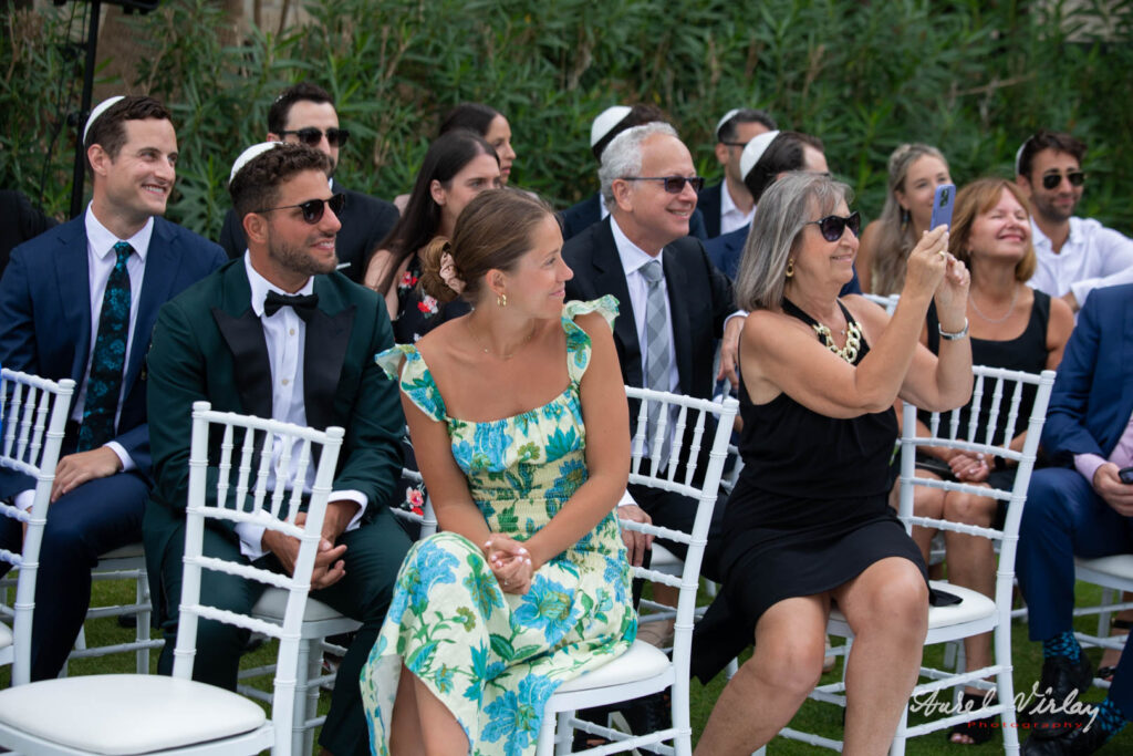 Wedding guests at the Kempinsky Hotel Marbella.
